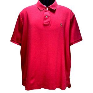 Polo Ralph Lauren Mens Pima Soft Touch Cotton Golf Polo Red XL